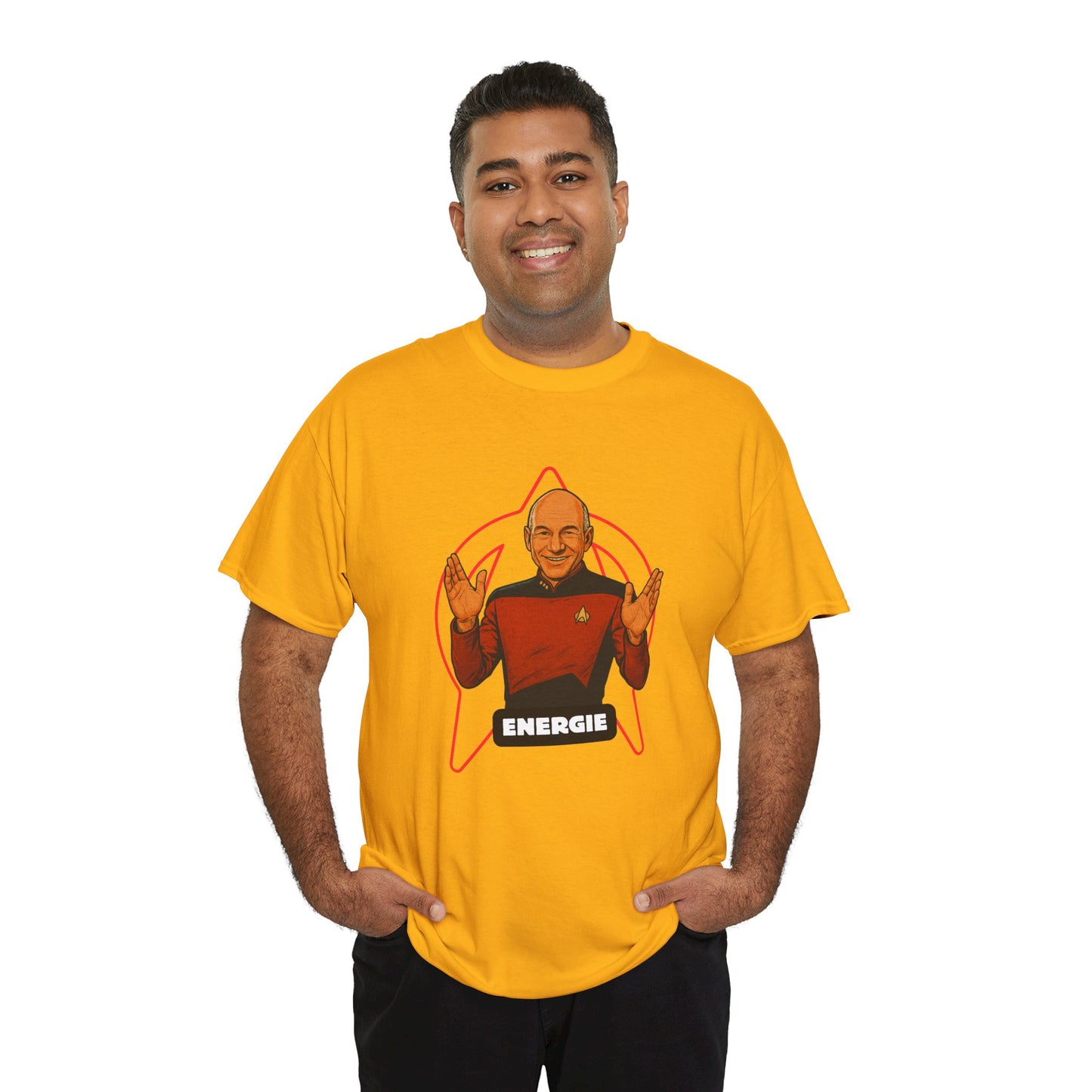 Energie Unisex Heavy Cotton Tee - Perfect for Sci-Fi Fans and Casual Wear