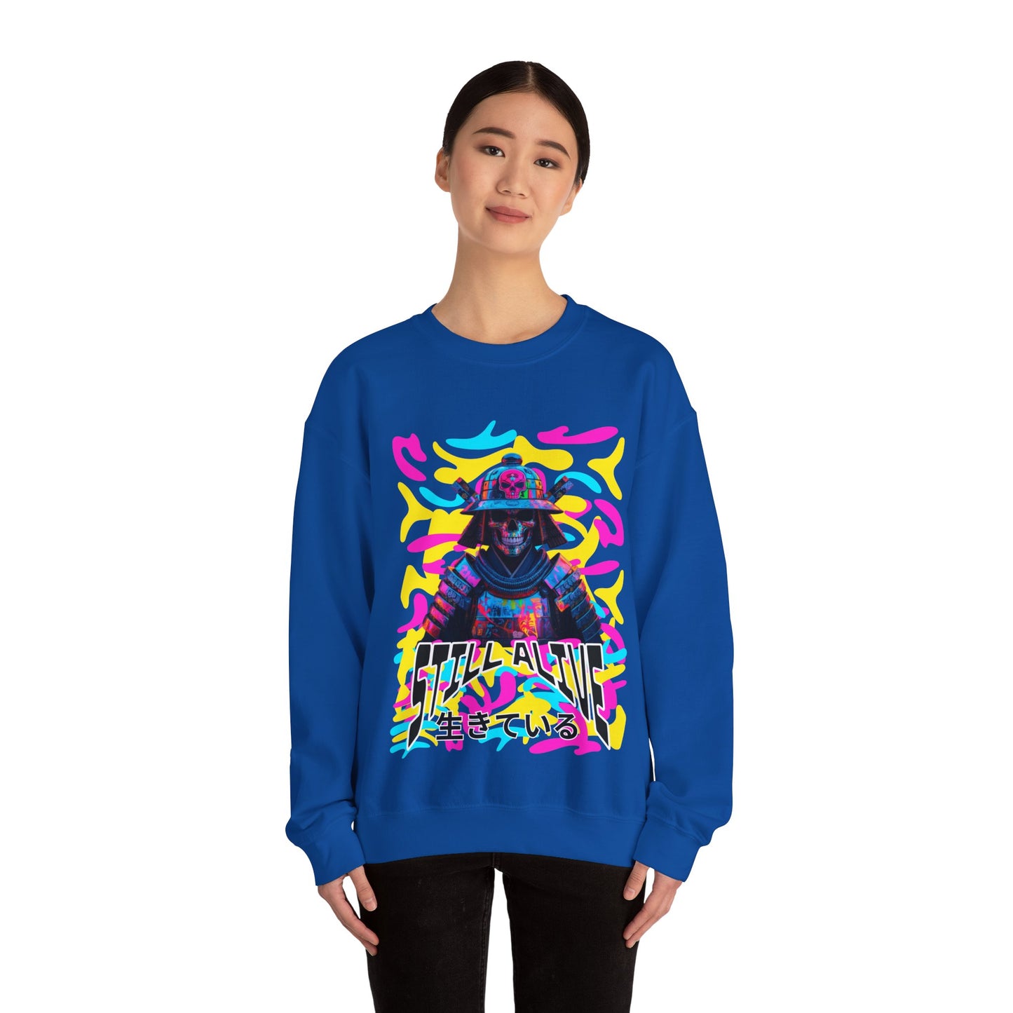 Samurai Still alive Sweatshirt - mit Japanischer Schrift