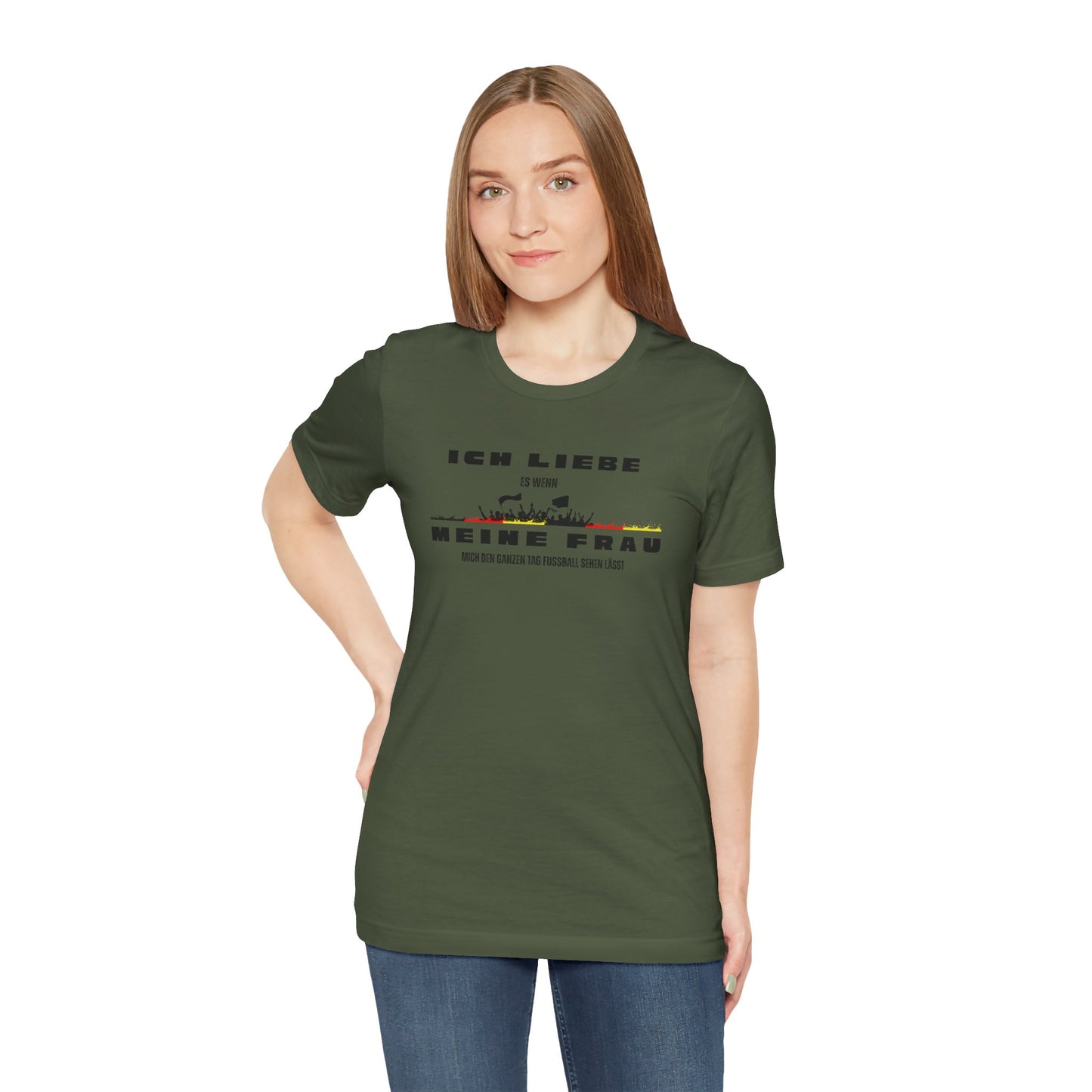 Funny Unisex Jersey Tee - "Ich Liebe Meine Frau" T-Shirt