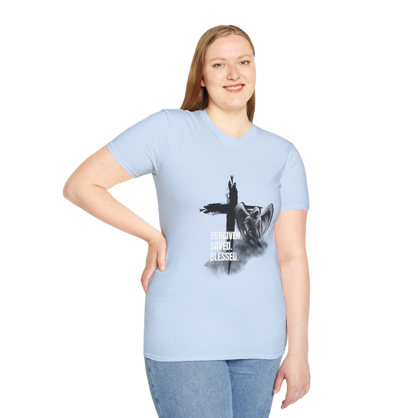 Blessed Faith Unisex Softstyle T-Shirt Jesus