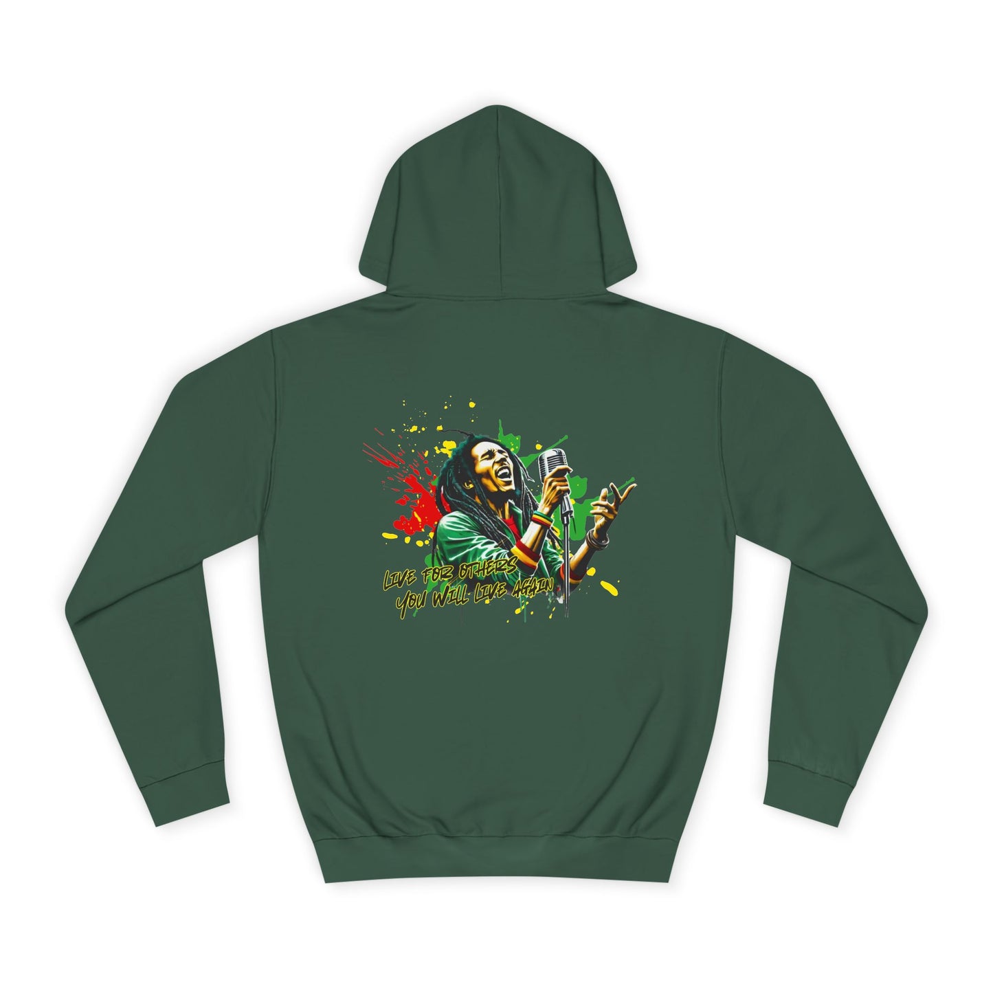 Live for others B o b M a r l e y Hoodie