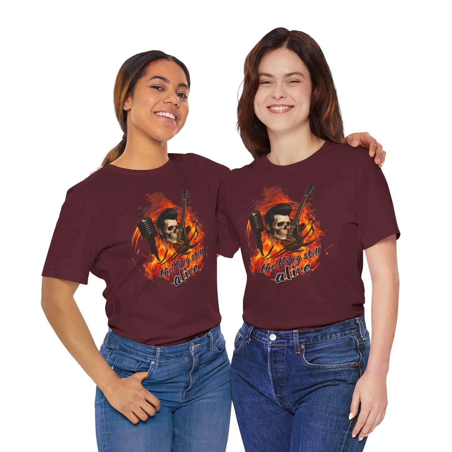 Music Vibes Unisex Jersey Tee - 'The King Still Alive' Graphic T-Shirt