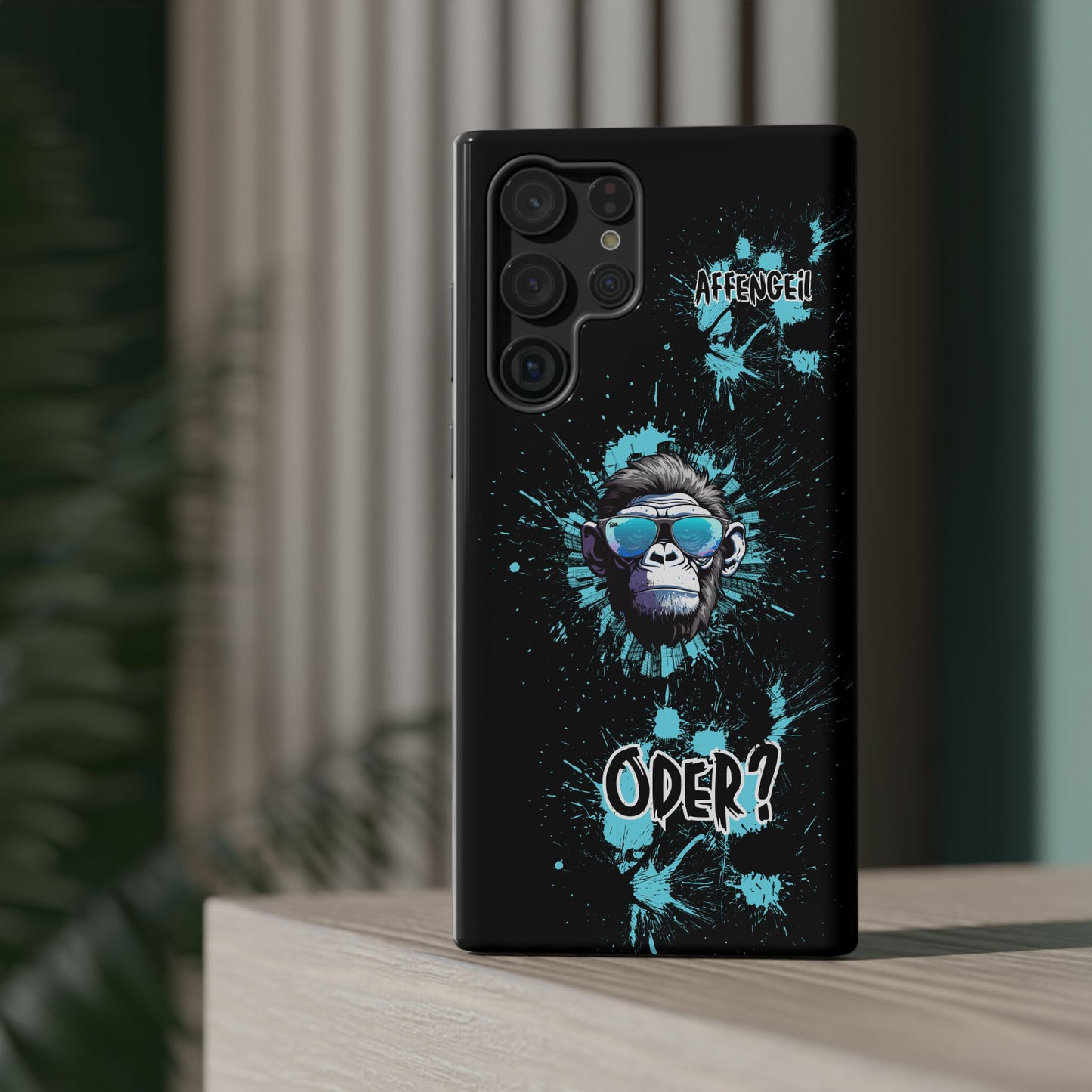 Affengeil - oder? Trendy Gorilla Phone Case - Impact-Resistant, Bold Design for Animal Lovers