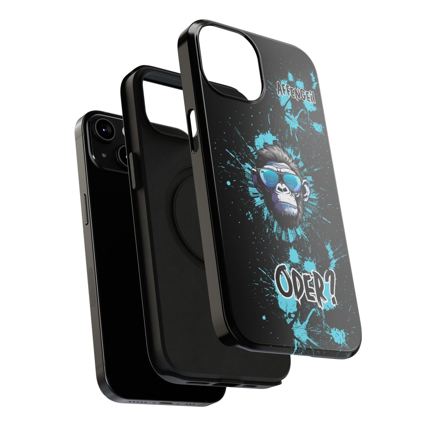 Affengeil - oder? Trendy Gorilla Phone Case - Impact-Resistant, Bold Design for Animal Lovers