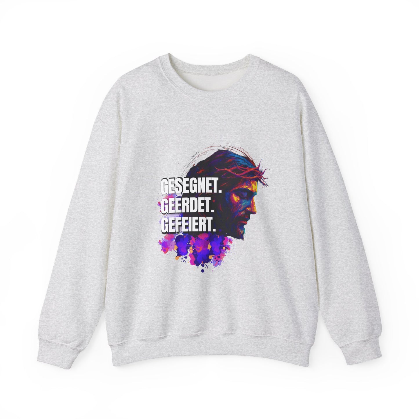 Sweatshirt Jesus- BLESSED - GROUNDED - CELEBRATED