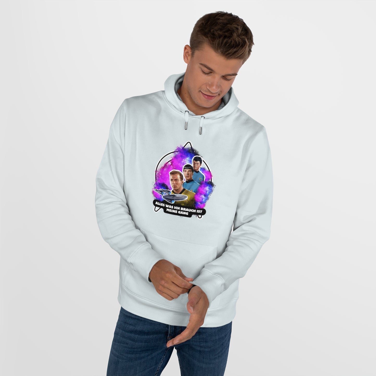 Hoodie Sweatshirt - Star Trek "All I need is my gang"