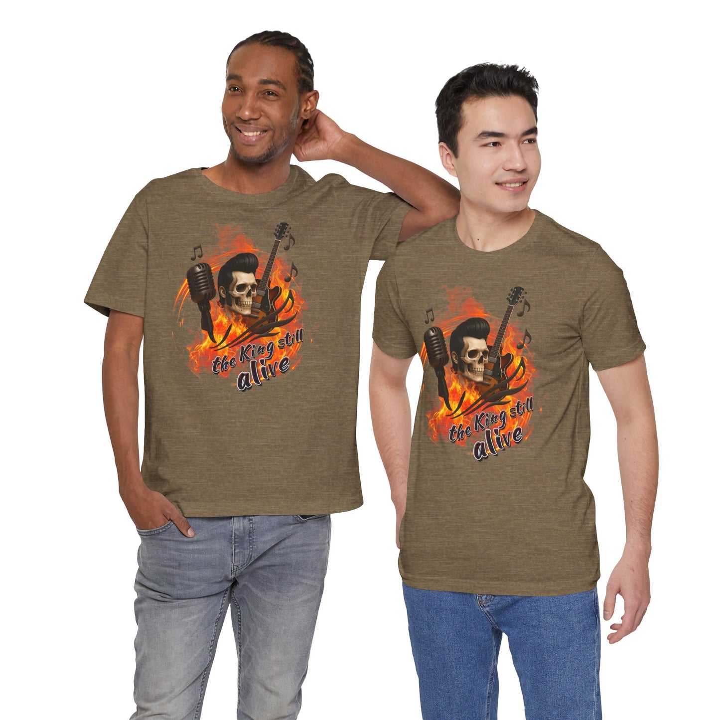 Music Vibes Unisex Jersey Tee - 'The King Still Alive' Graphic T-Shirt