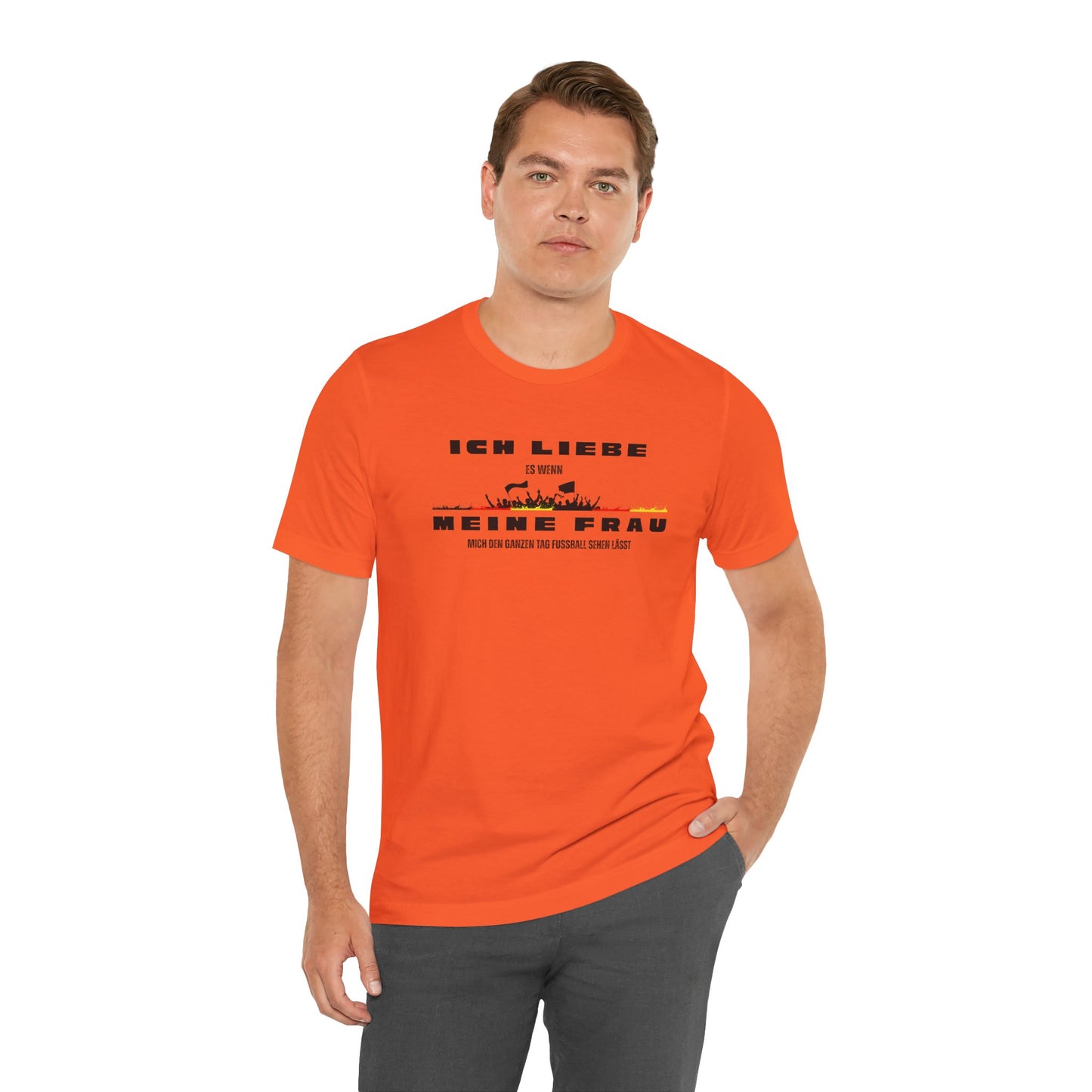 Funny Unisex Jersey Tee - "Ich Liebe Meine Frau" T-Shirt