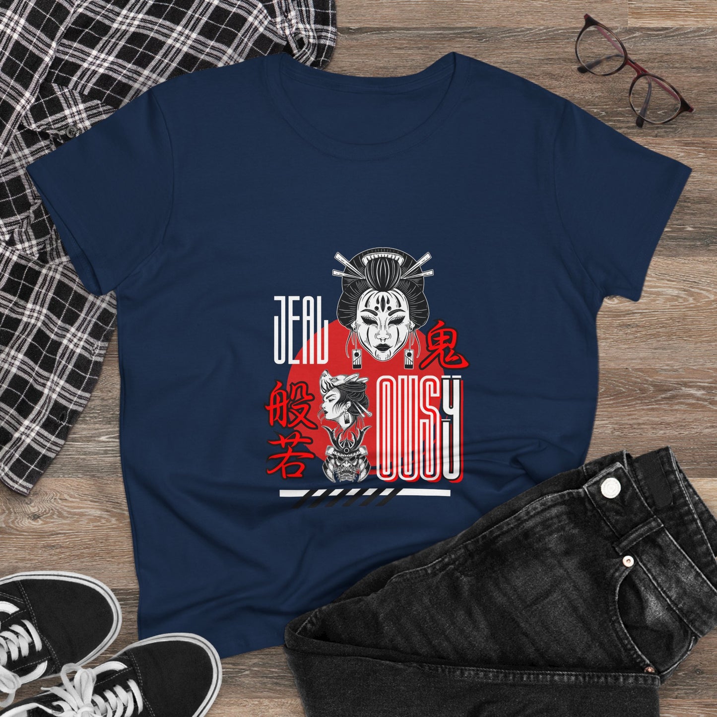 Geisha Style T- Shirt wecke die Geisha in dir
