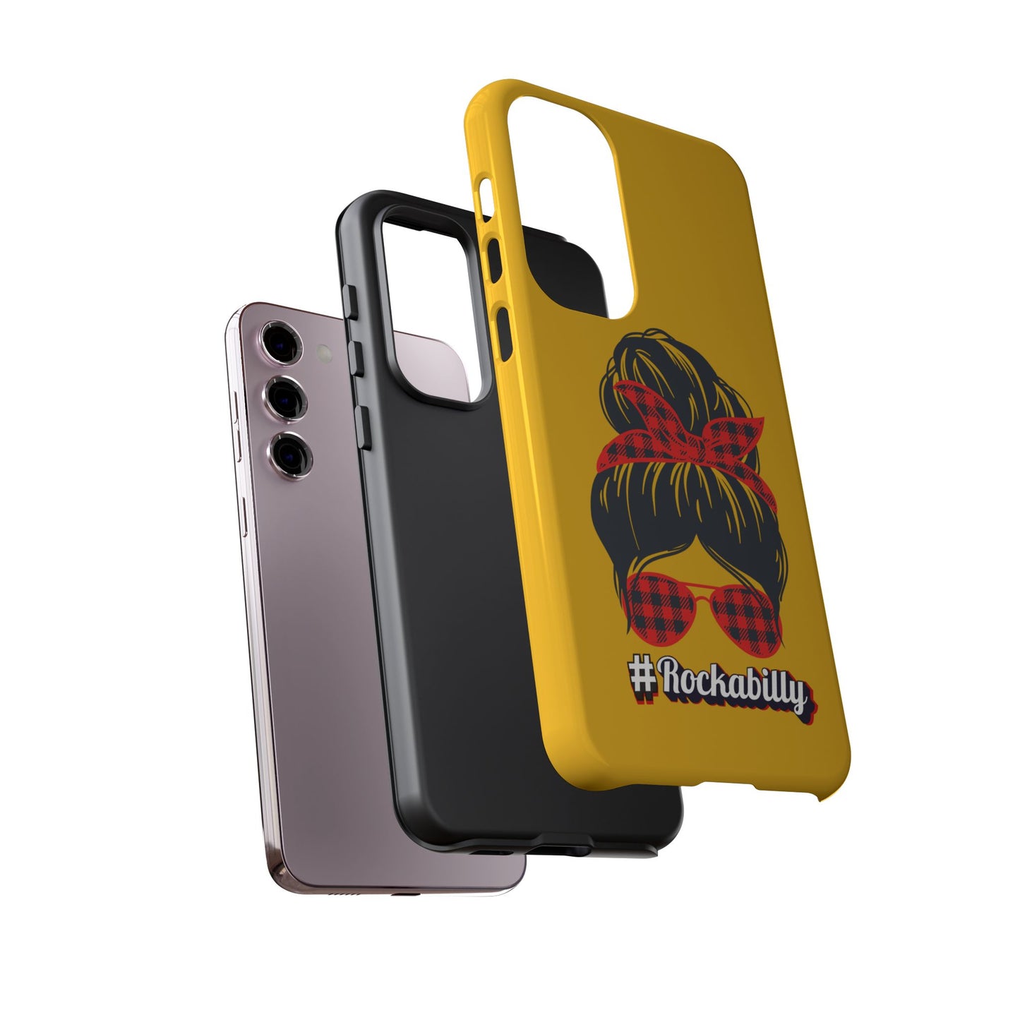 Handyhülle Rockabilly Phone Case, Vintage Scooter Design, Retro Style Cover