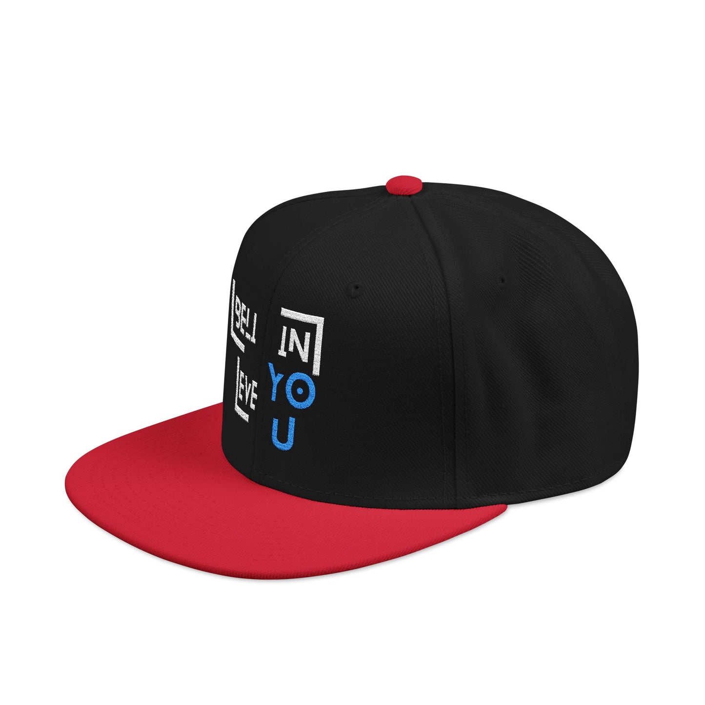 Motivational Snapback Hat - "Believe in You" Embroidery