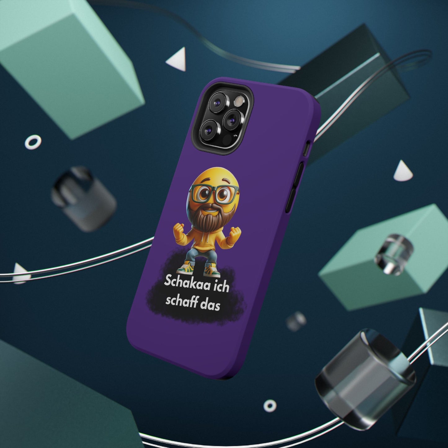 Motivational Impact-Resistant Phone Case - "Schakaa I can do it"