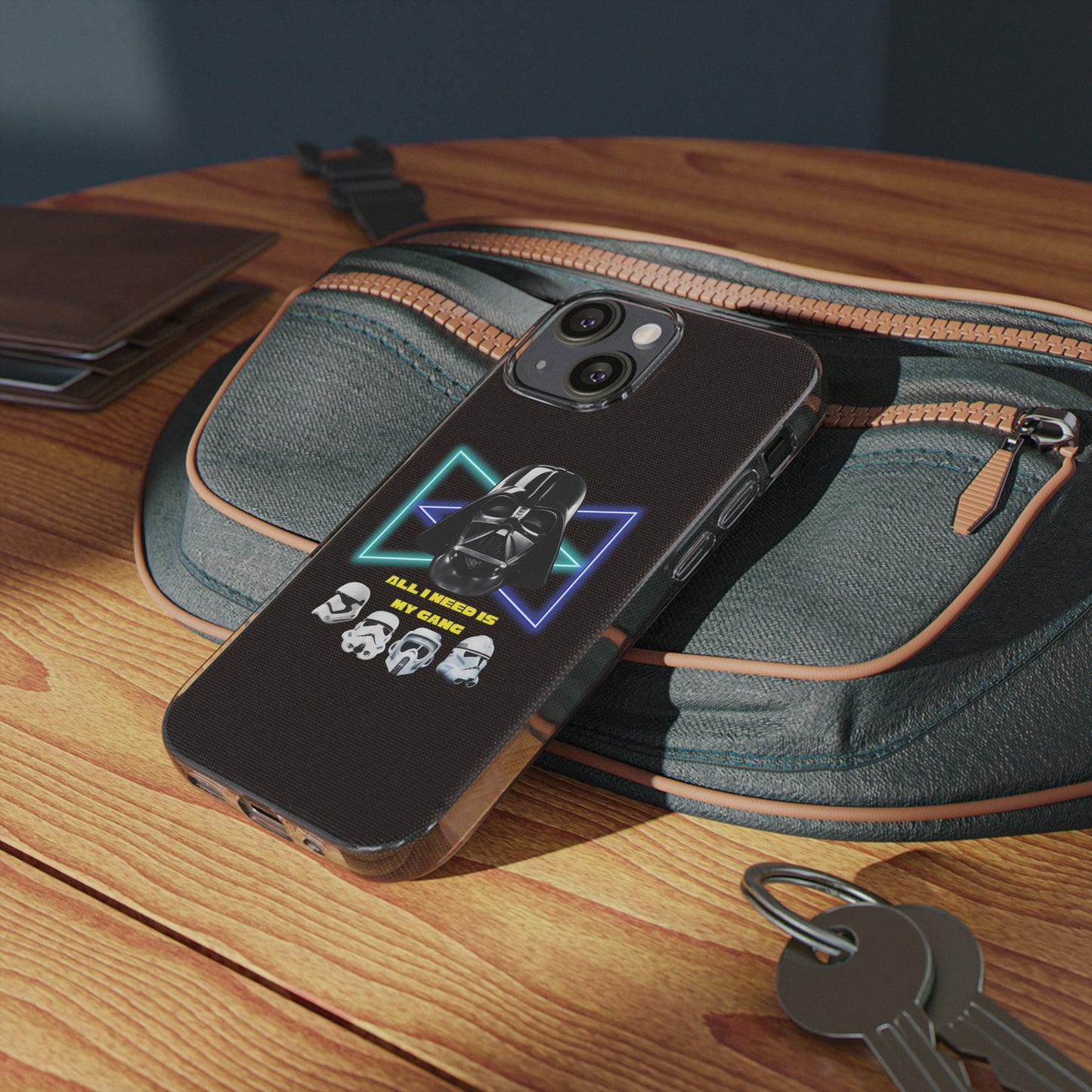 Handyhülle Darth Vader Phone Case, Star Wars Clear Silicone Phone Cover, All I Need Is My Gang