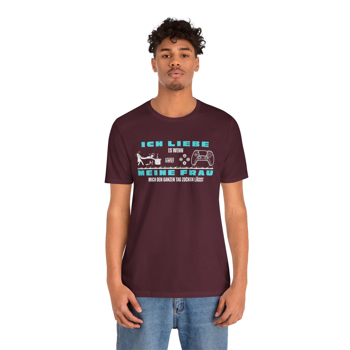 Ich Liebe Meine Frau T-Shirt - Unisex Jersey Tee for Gamers
