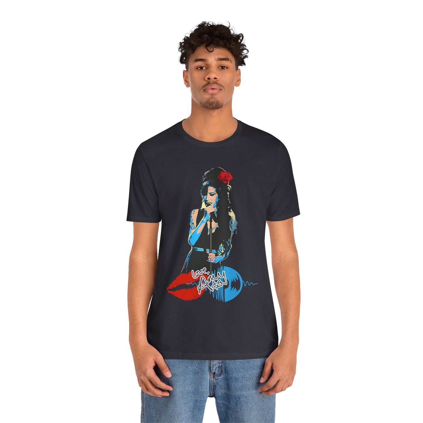 Amy Vintage-Inspired Music Lover's e T-Shirt