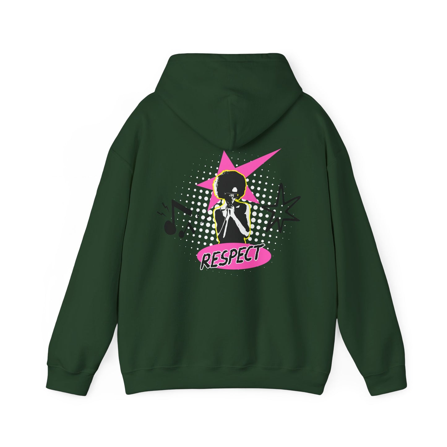 Respect Unisex Hooded Sweatshirt, Streetwear Hoodie