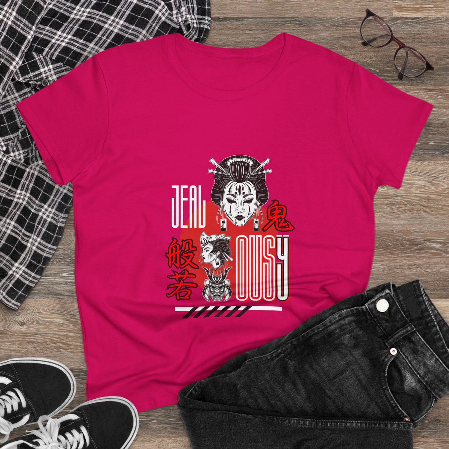 Geisha Style T- Shirt wecke die Geisha in dir