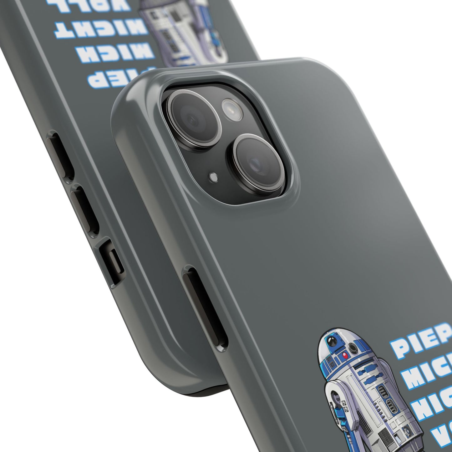 Tough Phone Case - R2-D2 Design with "PIEP MICH NICHT VOLL"