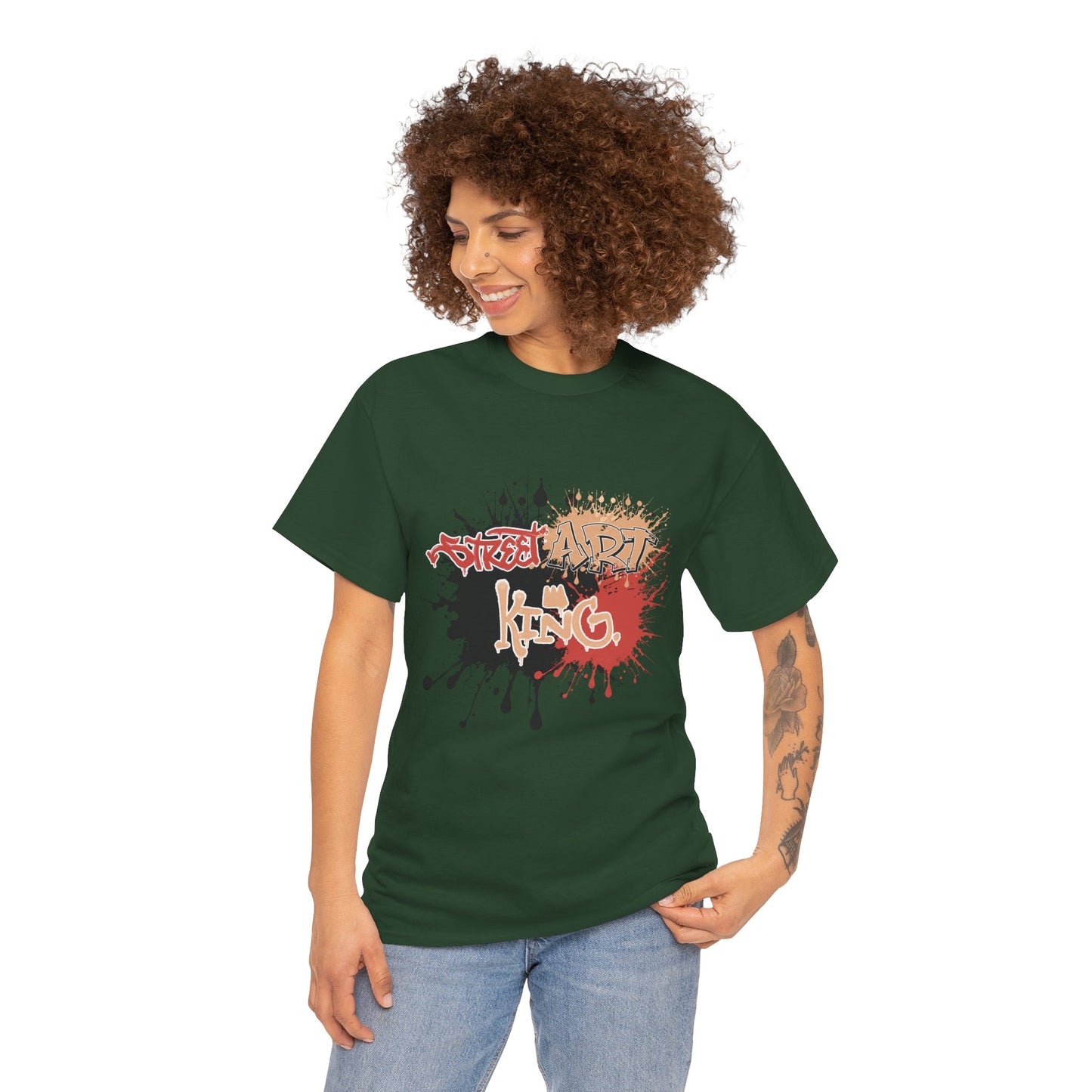 Urban Street Art Tee, Graphic T-Shirt, Casual Wear, Artistic Gift, Street Style Top, Hip-Hop Fashion Shirt Unisex - Graffiti