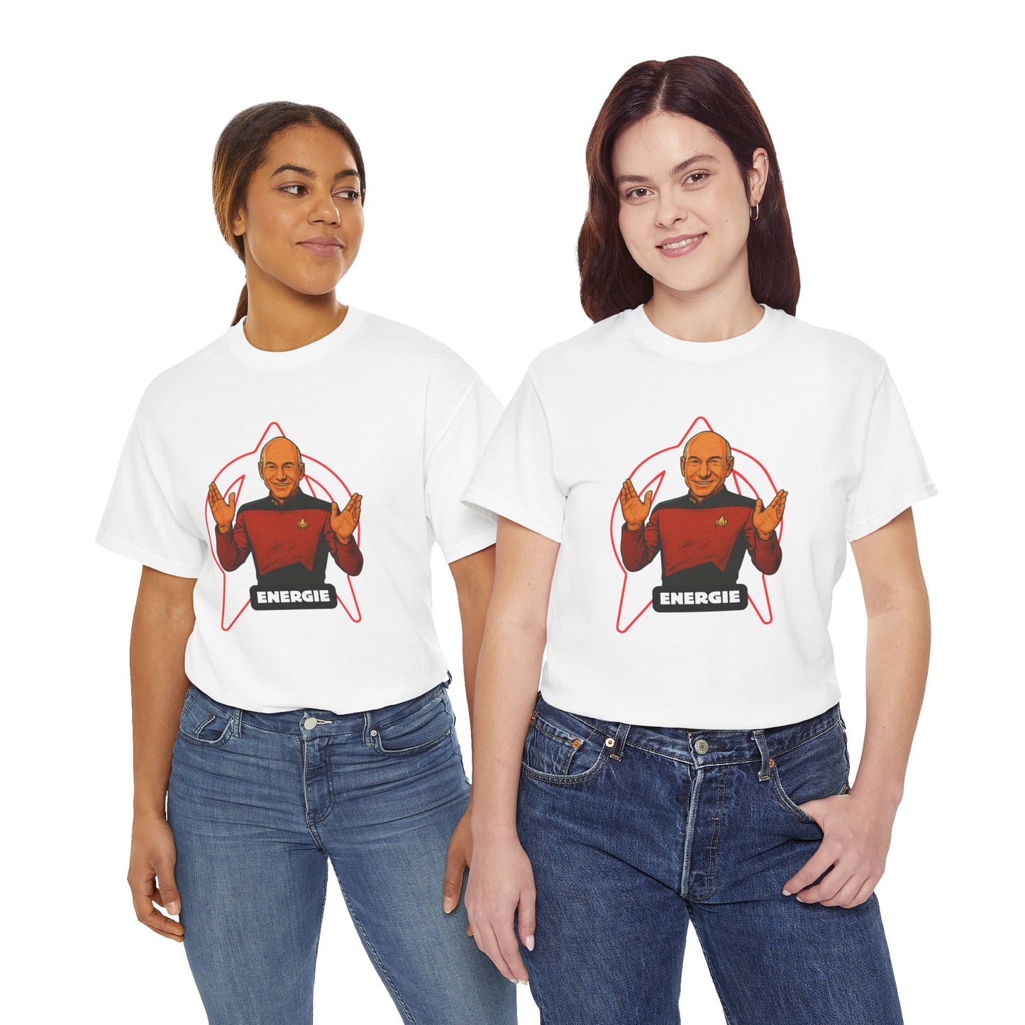 Energie Unisex Heavy Cotton Tee - Perfect for Sci-Fi Fans and Casual Wear