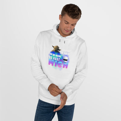 Yoda Inspired King Hooded Sweatshirt - "Yoda Hat Die Macht" Design