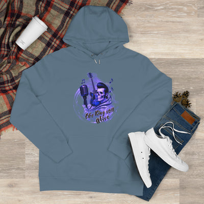 Rock 'n' Roll King Hooded Sweatshirt - 'The King Still Alive' Graphic