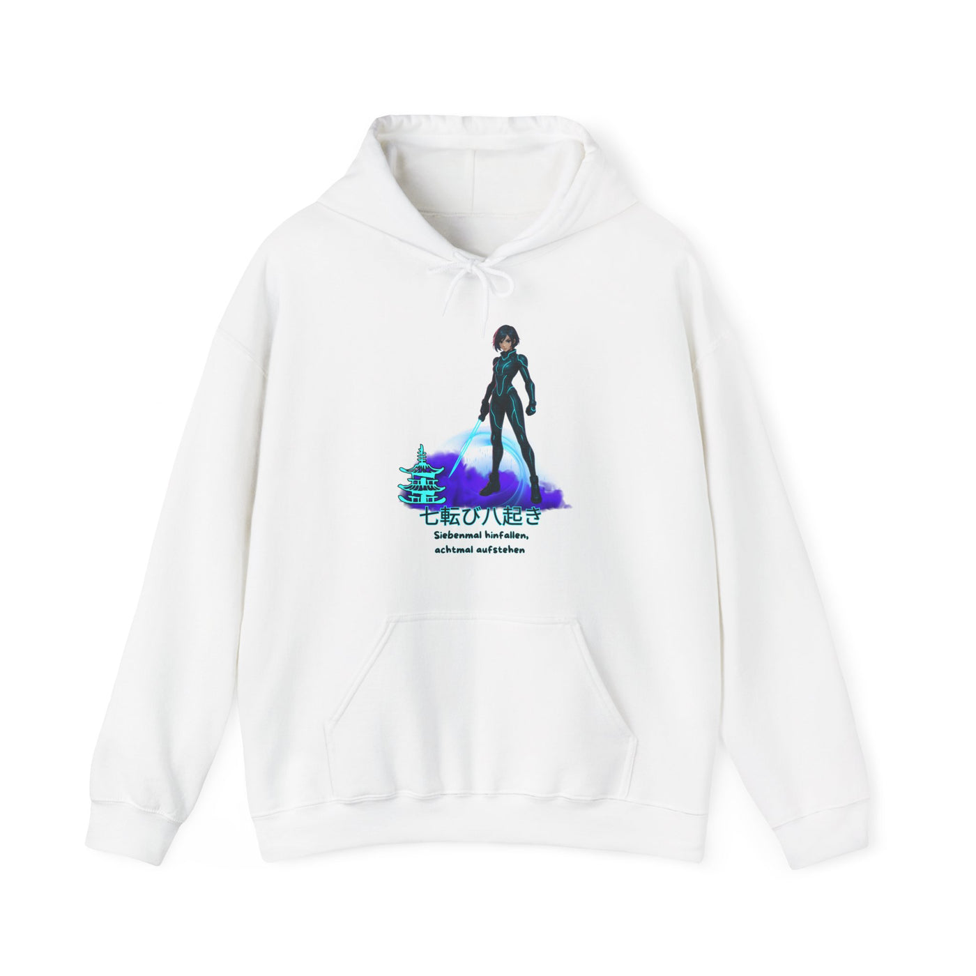 Hoodie  Anime "siebenmal hinfallen - achtmal aufstehen"