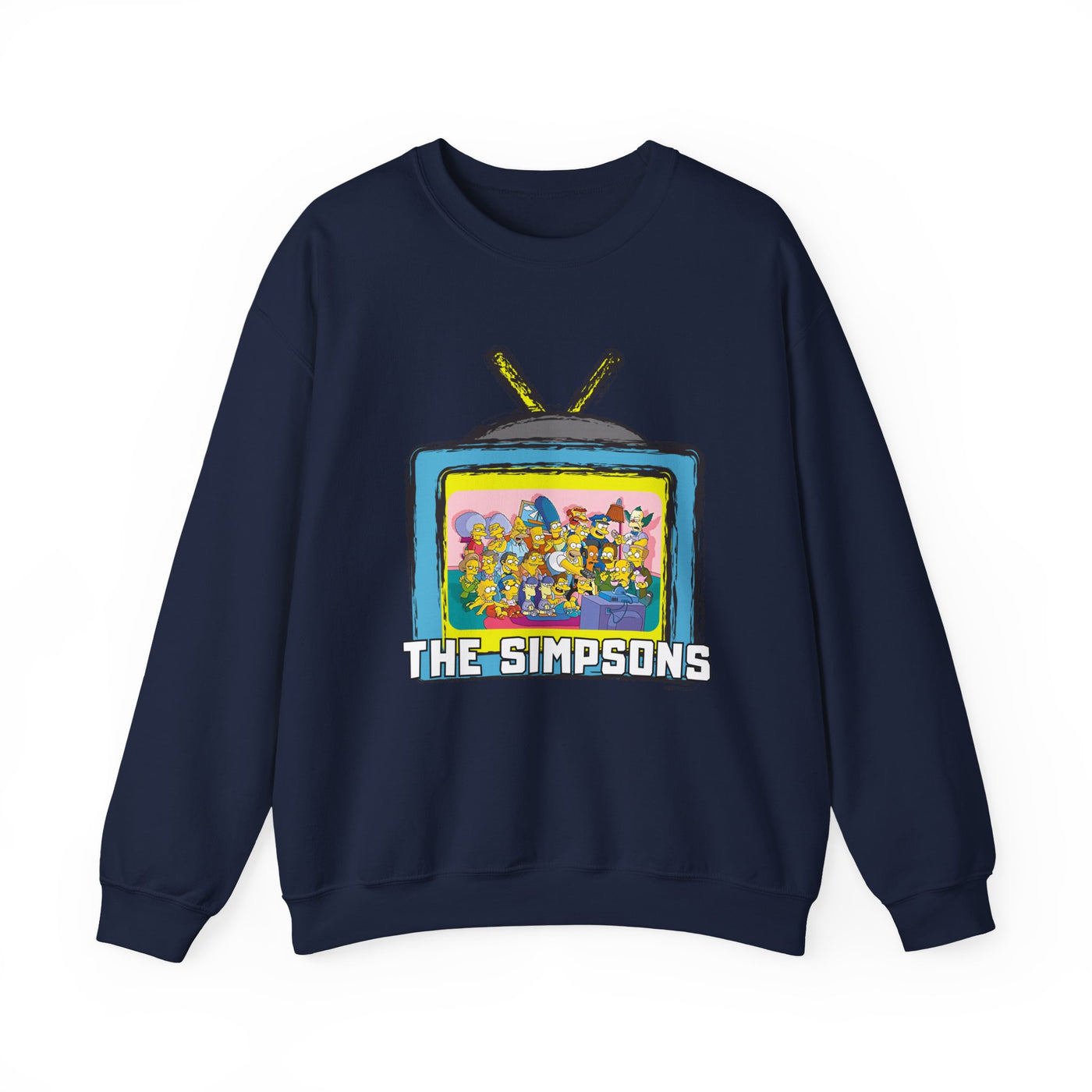 The Simpsons Unisex Heavy Cotton Sweatshirt