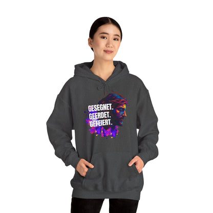Jesus Colorful - with saying Blessed- Grounded - Celebrated