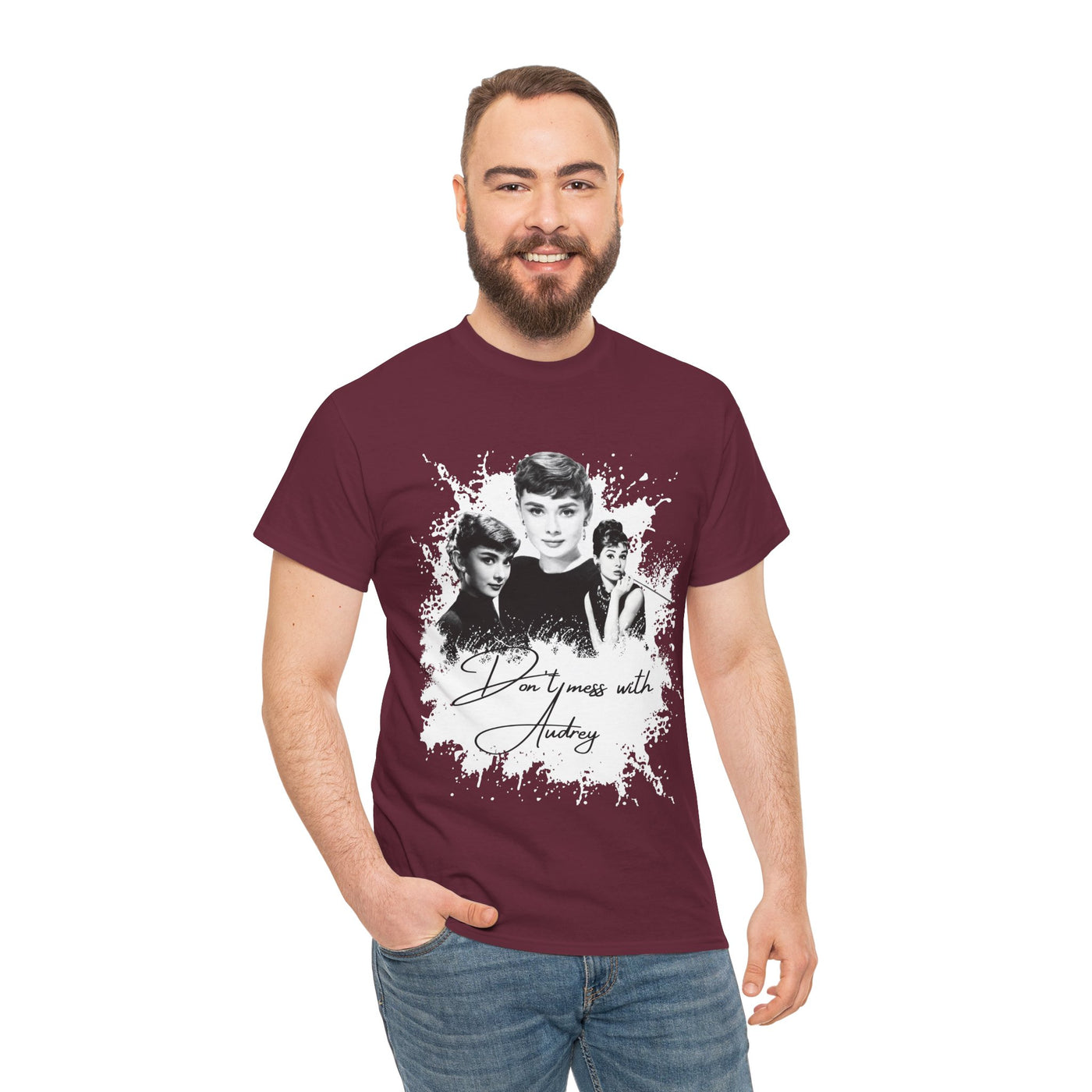 Don't mess with Audrey - Audrey Hepburn T Shirt
