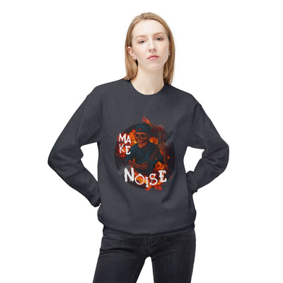 Make Noise Graphic Fleece Sweatshirt - Unisex Midweight Crewneck