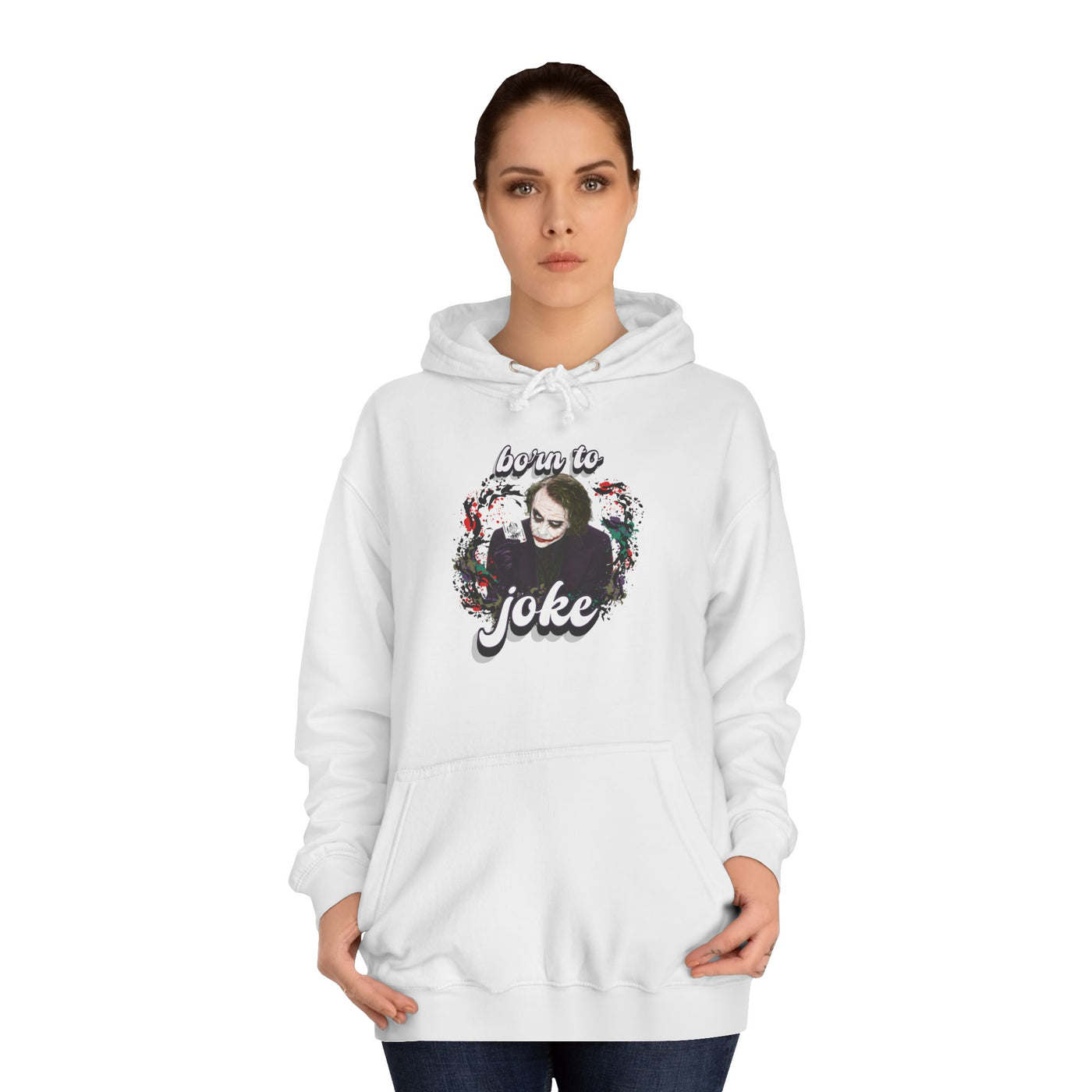 Joker "born to joke" college hoodie