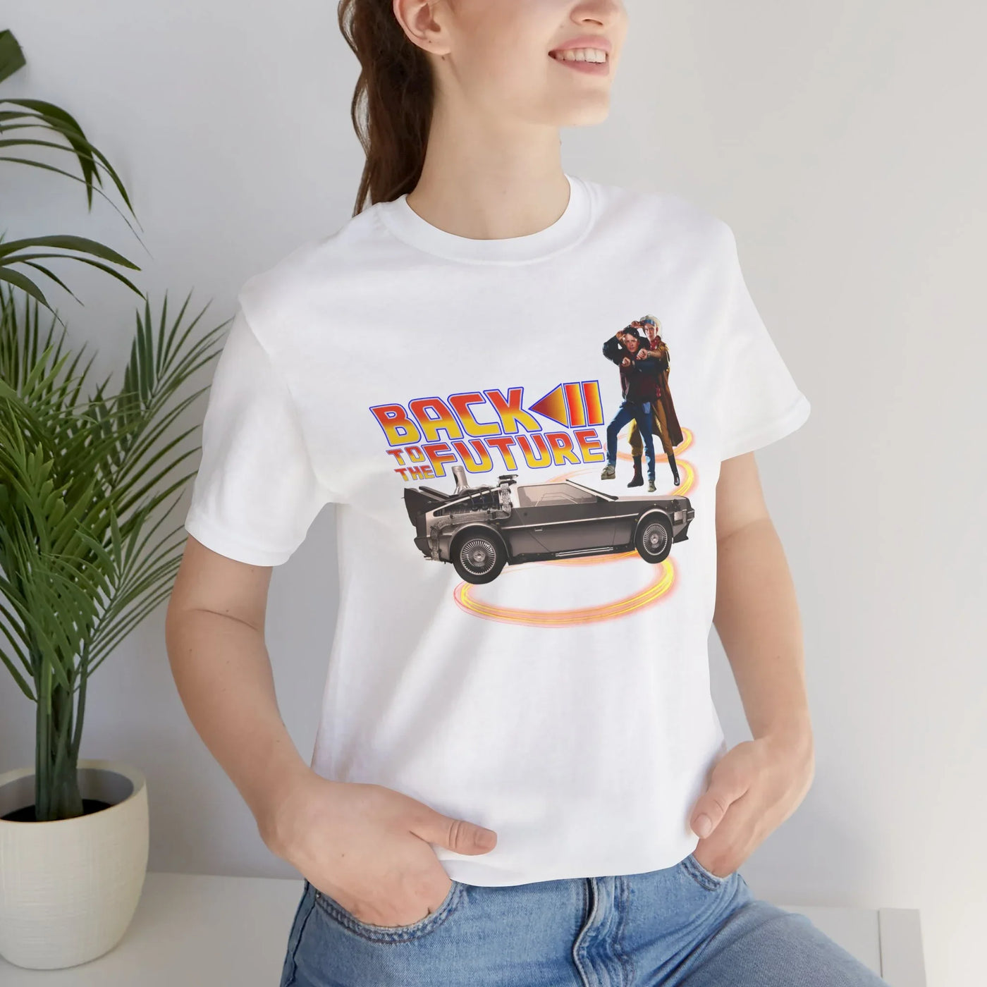 Retro Back to the Future Tee - Unisex Short Sleeve Shirt