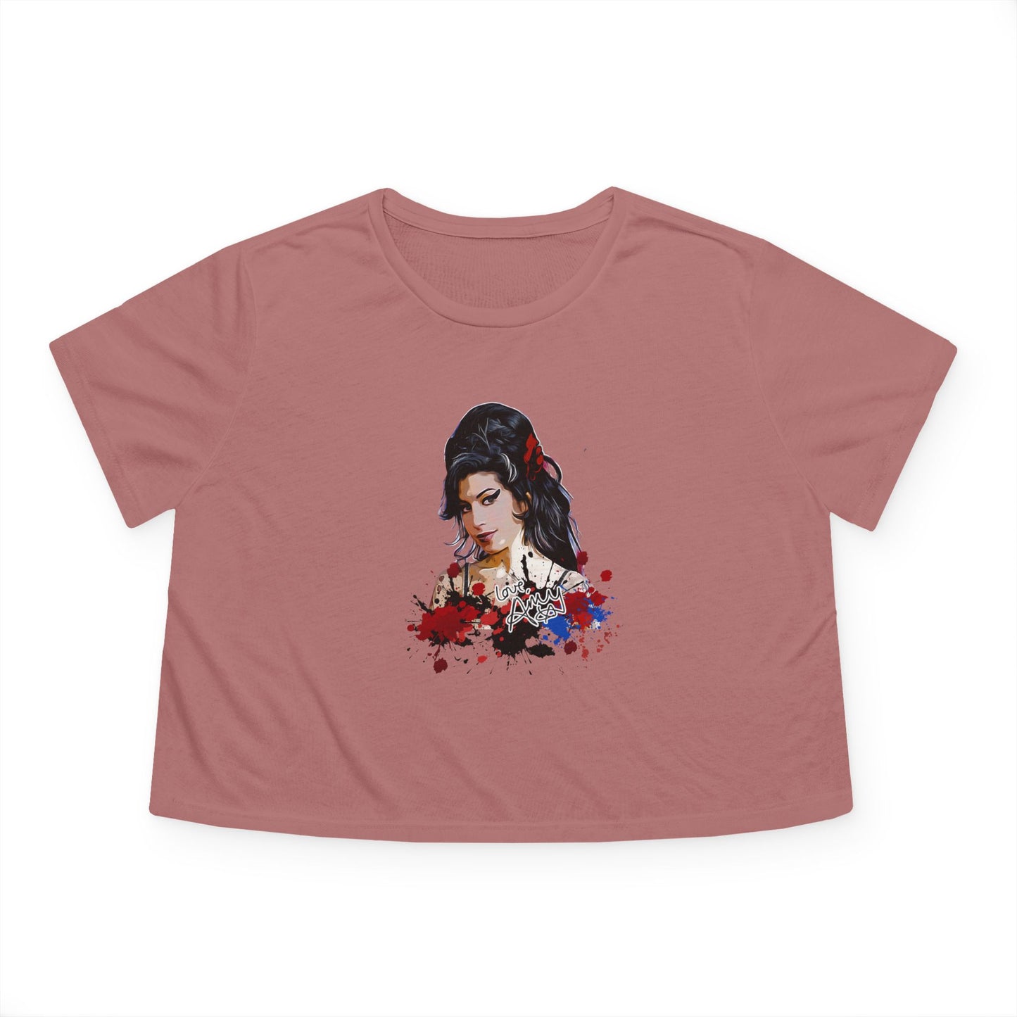 Vintage Graphic Crop Tee - Amy Winehouse Design