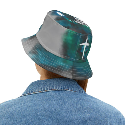 Blessed Saved Loved - Christian - Christlich - Jesus - Gott Hat- Fischerhut