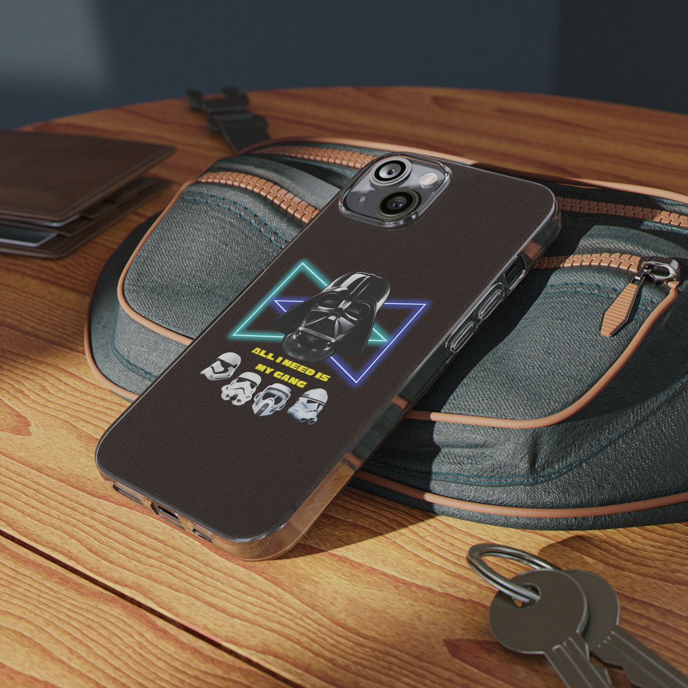 Handyhülle Darth Vader Phone Case, Star Wars Clear Silicone Phone Cover,  All I Need Is My Gang