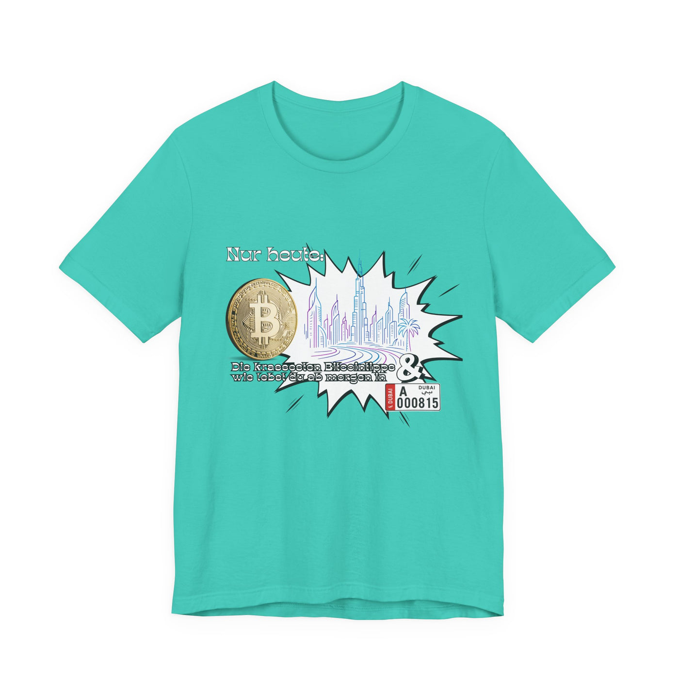 Bitcoins Dubai - Rosarote Welt - lass dich nicht verarschen T - Shirt