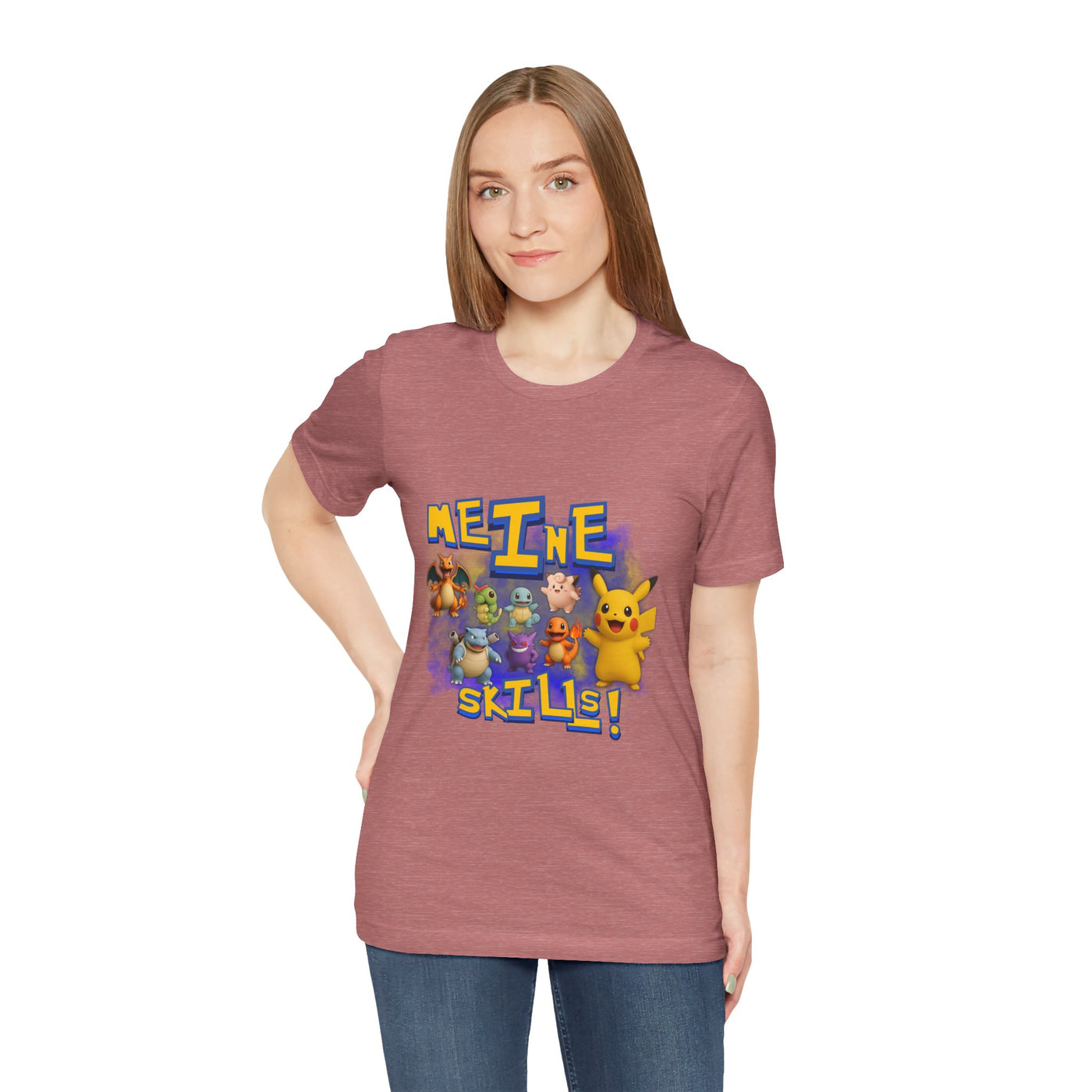 Pokemon Skills Unisex Tee, Fun Casual Shirt
