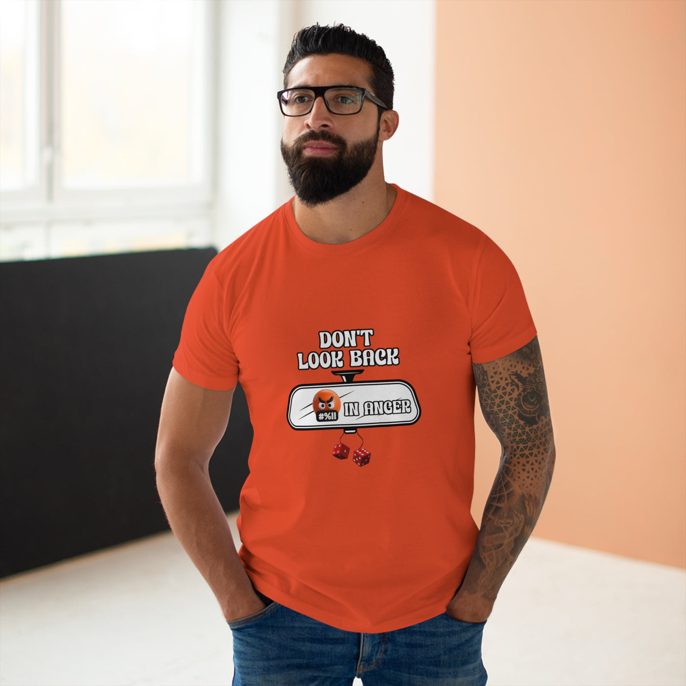 Don't Look Back in Anger Men's T-Shirt, Motivational