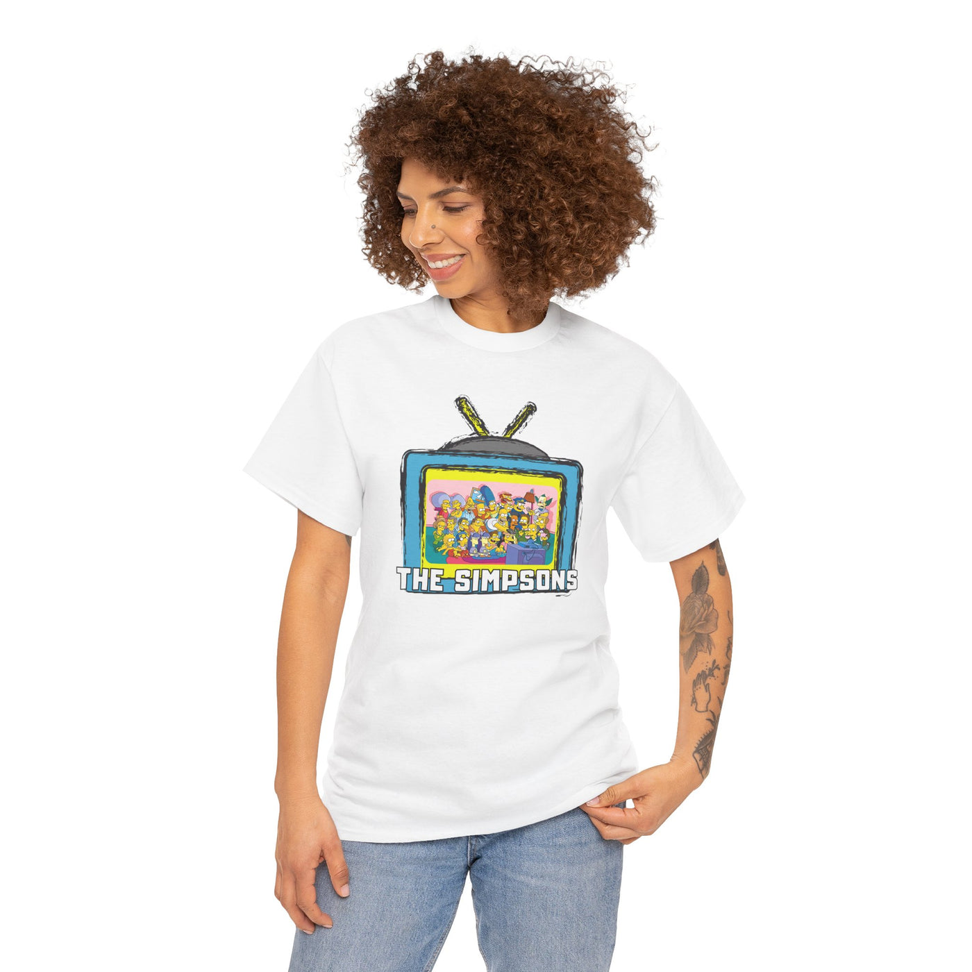The Simpsons Unisex Heavy Cotton Shirt