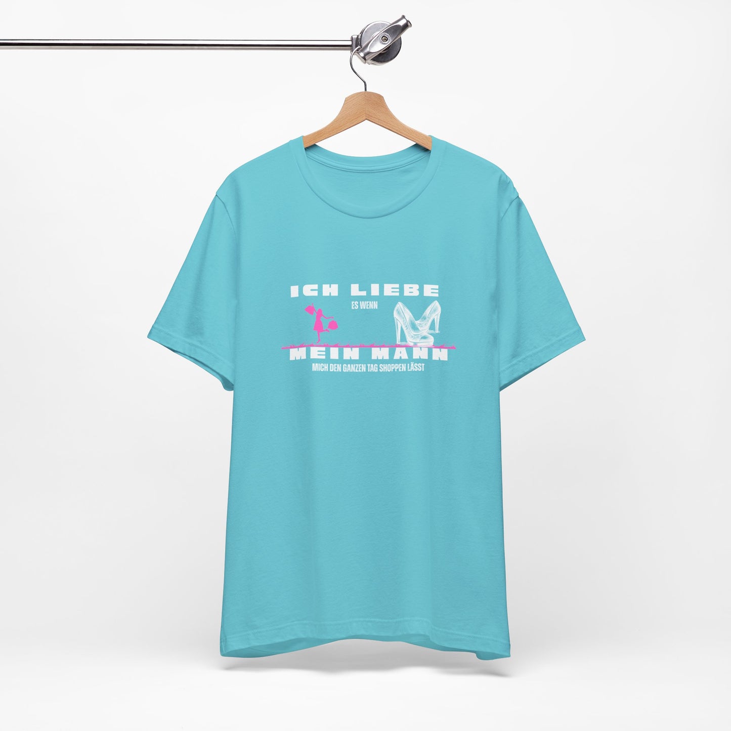 I Love My Husband "Shopping" Unisex Jersey Short Sleeve Tee