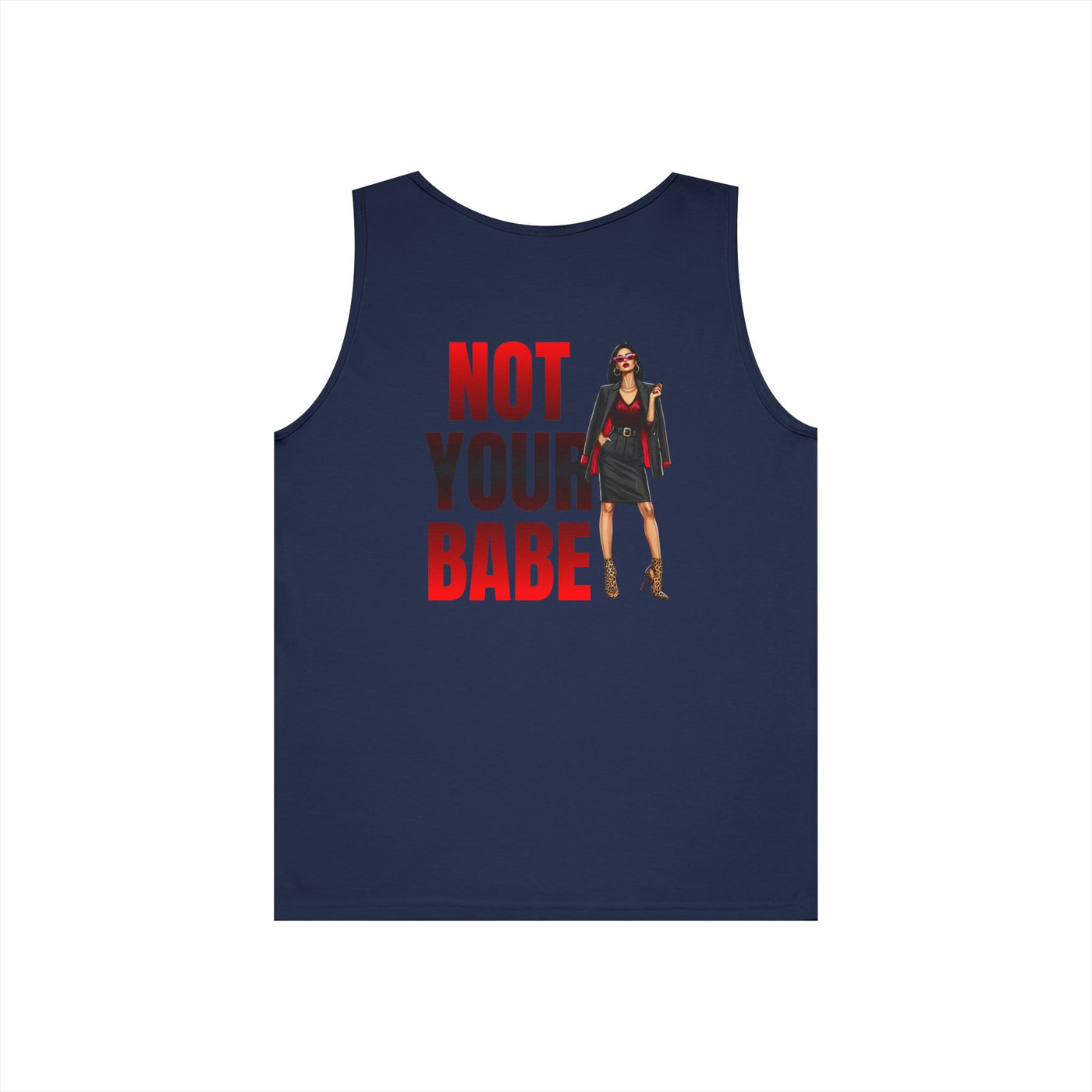 Chic & Not Your Babe Graphic Tank Top