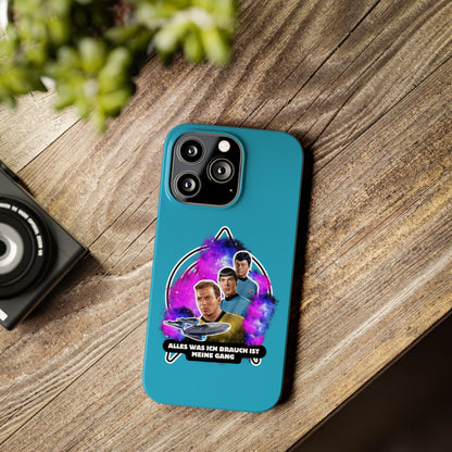 Handyhülle -  Star trek Slim Phone Cases "Alles was ich brauch ist meine Gang", Star Trek