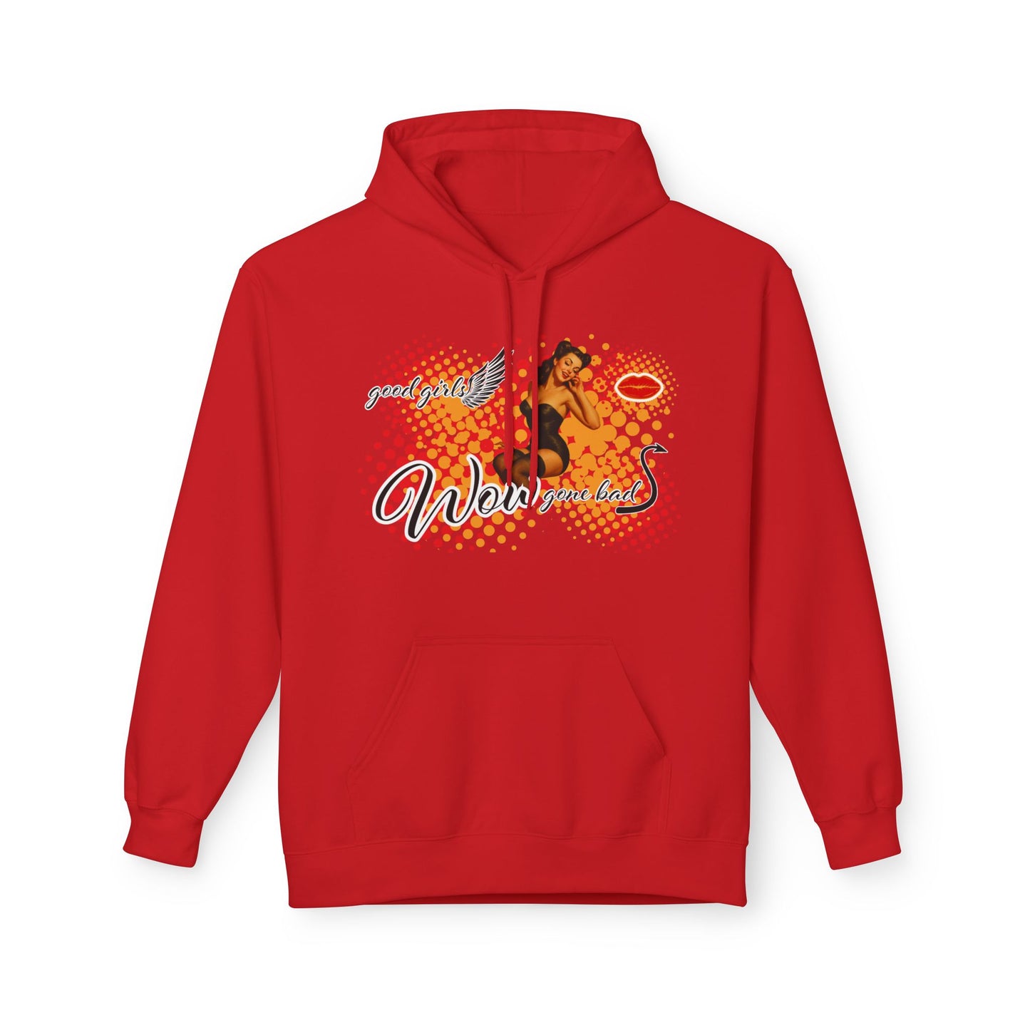 Pin up Girl Vintage Hoodie - WOW