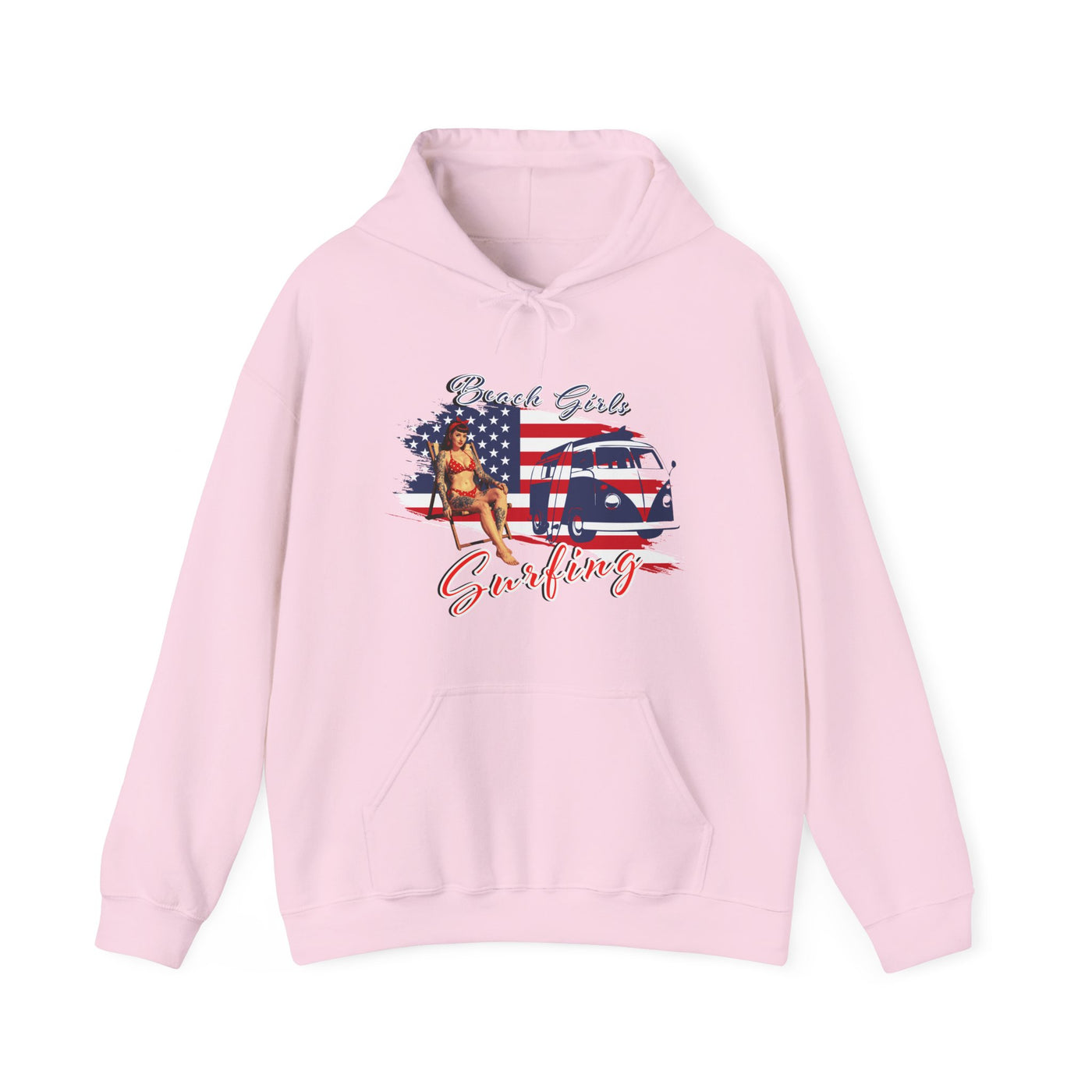 Beach Girls Surfing USA Hoodie
