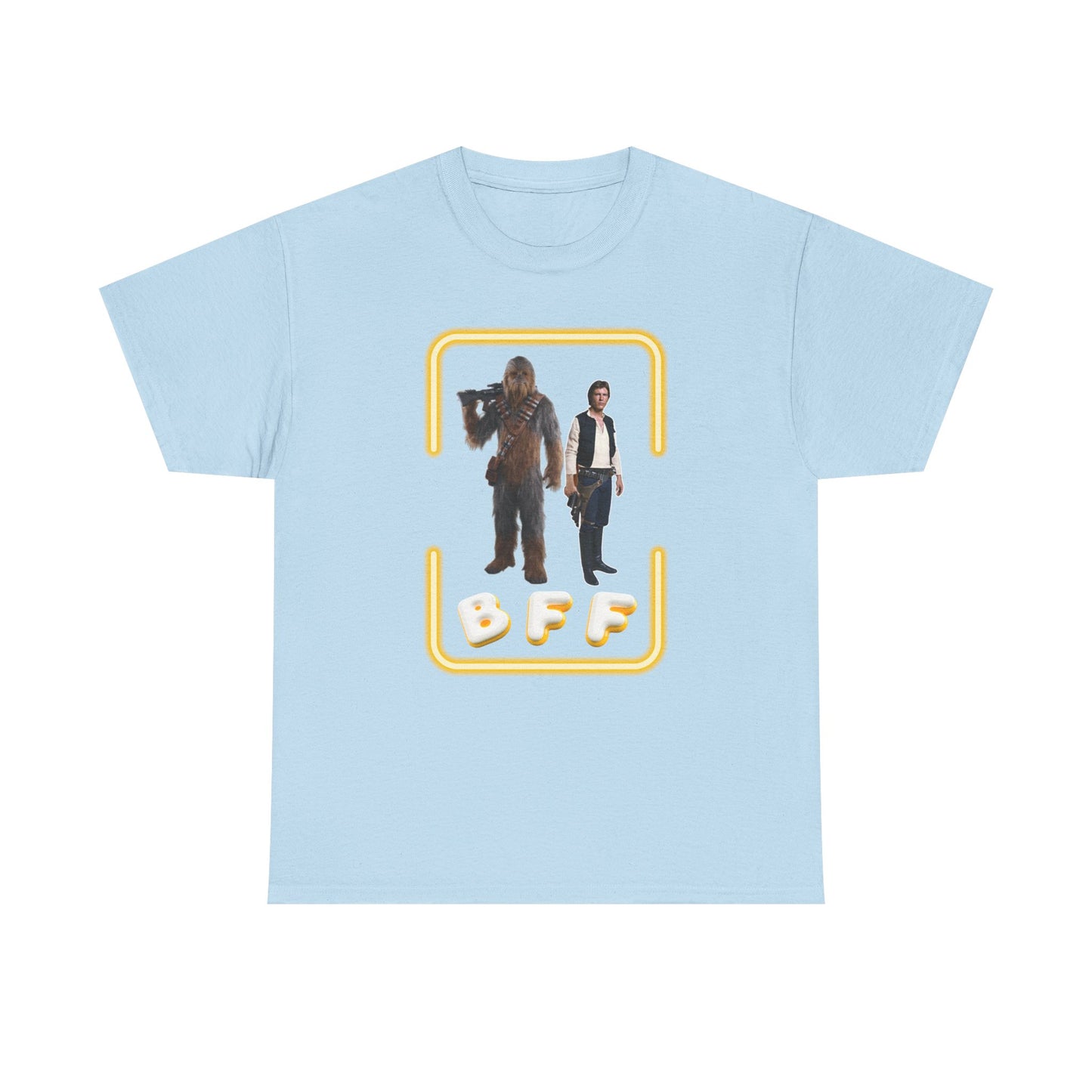 BFF Chewbacca & Han Solo Unisex Heavy Cotton Shirt