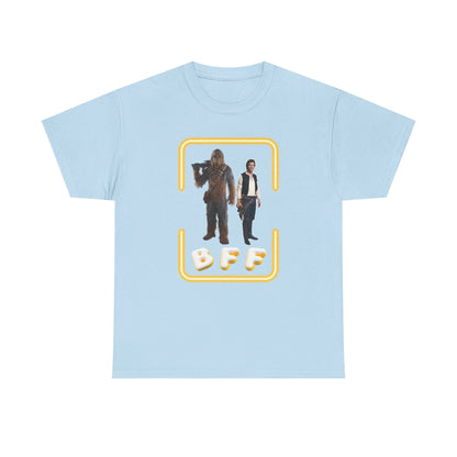 BFF Chewbacca & Han Solo Unisex Heavy Cotton Shirt
