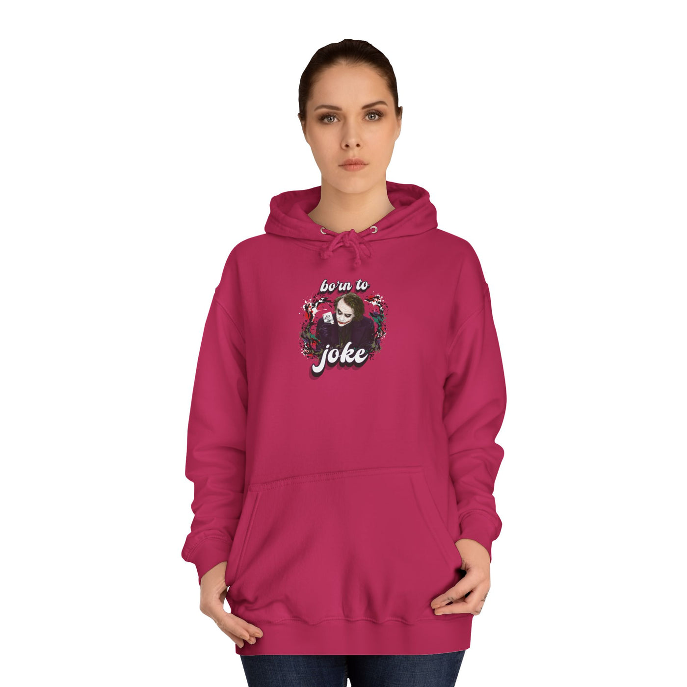 Joker "born to joke" college hoodie
