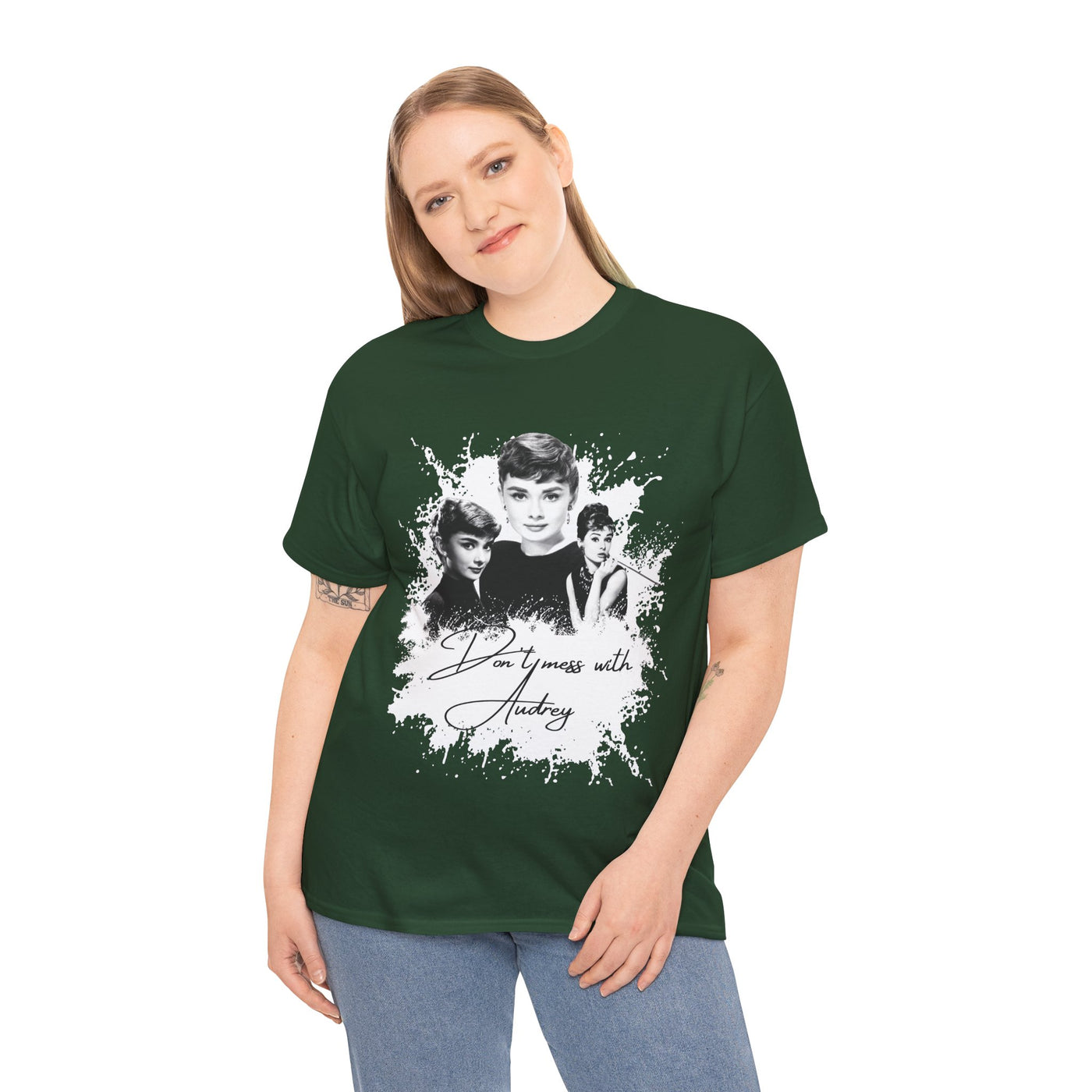 Don't mess with Audrey - Audrey Hepburn T Shirt