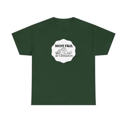 Funny Unisex Tee - "Nicht faul nur im Energiesparmodus"